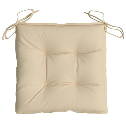 Cuscini per Sedia 6 pz Beige 40x40x7 cm in Tessuto Oxford - homemem39