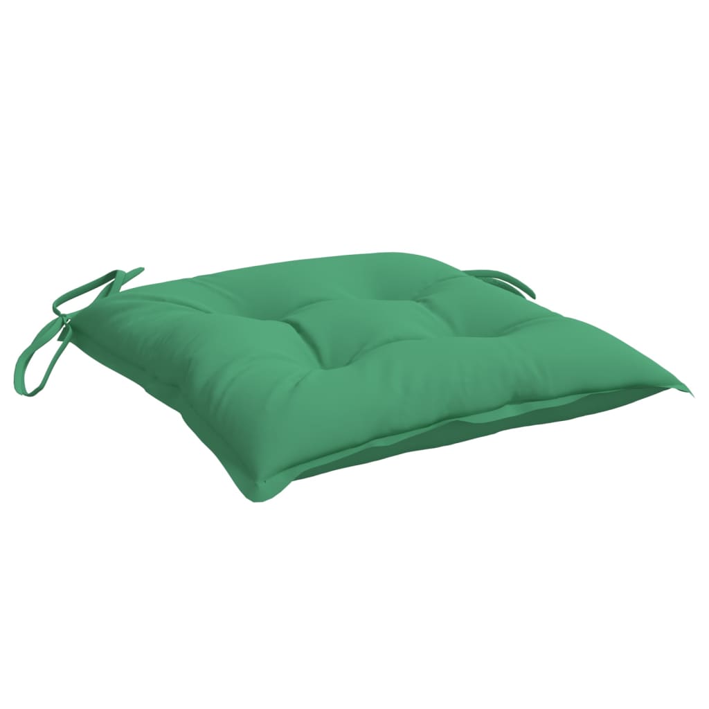 Cuscini per Sedia 6 pz Verdi 40x40x7 cm in Tessuto Oxford | homemem39