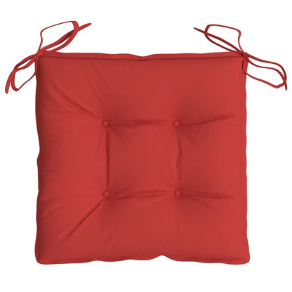 Cuscini per Sedia 4 pz Rossi 40x40x7 cm in Tessuto Oxford | homemem39