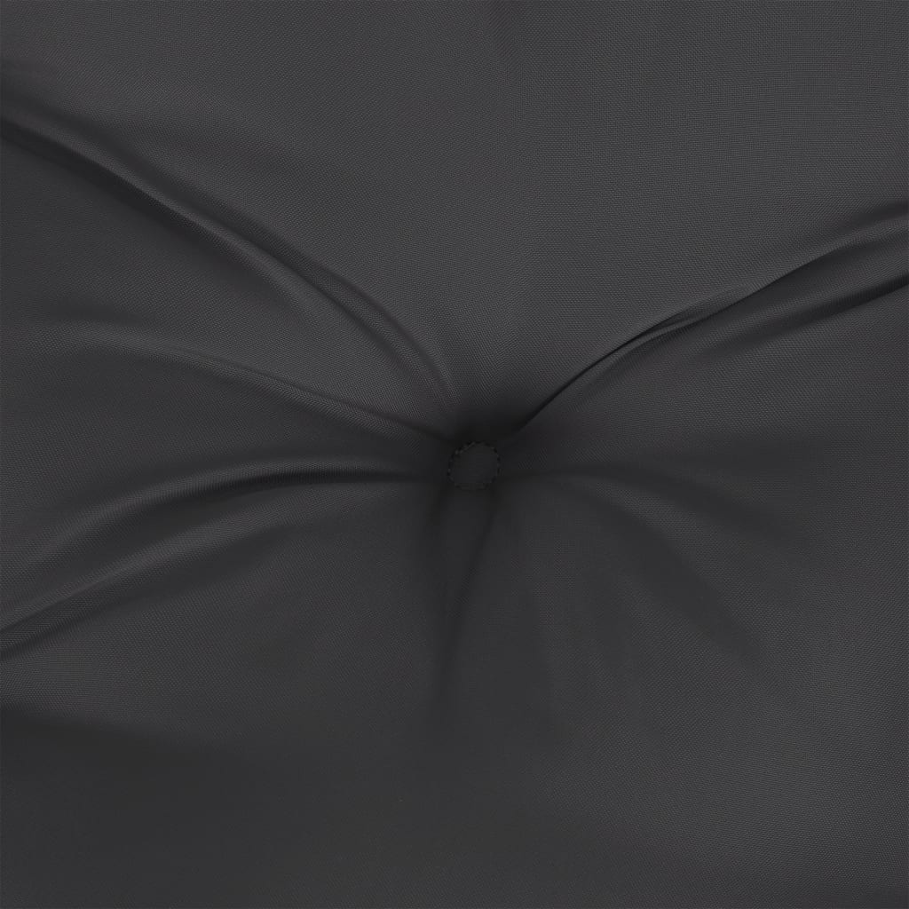 Cuscini per Sedia 6 pz Neri 40x40x7 cm in Tessuto Oxford | homemem39