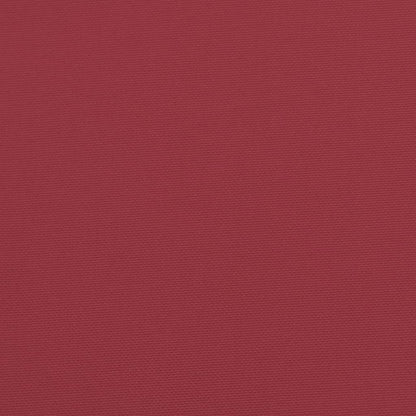 Cuscini per Sedia 6 pz Rosso Vino 40x40x7 cm in Tessuto Oxford