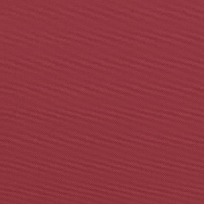 Cuscini per Sedia 6 pz Rosso Vino 40x40x7 cm in Tessuto Oxford