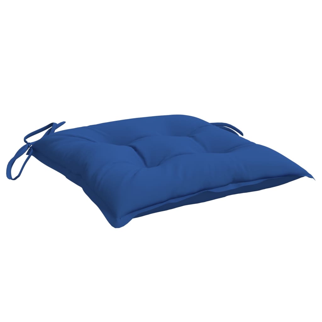 Cuscini per Sedia 6 pz Blu 40x40x7 cm in Tessuto Oxford | homemem39