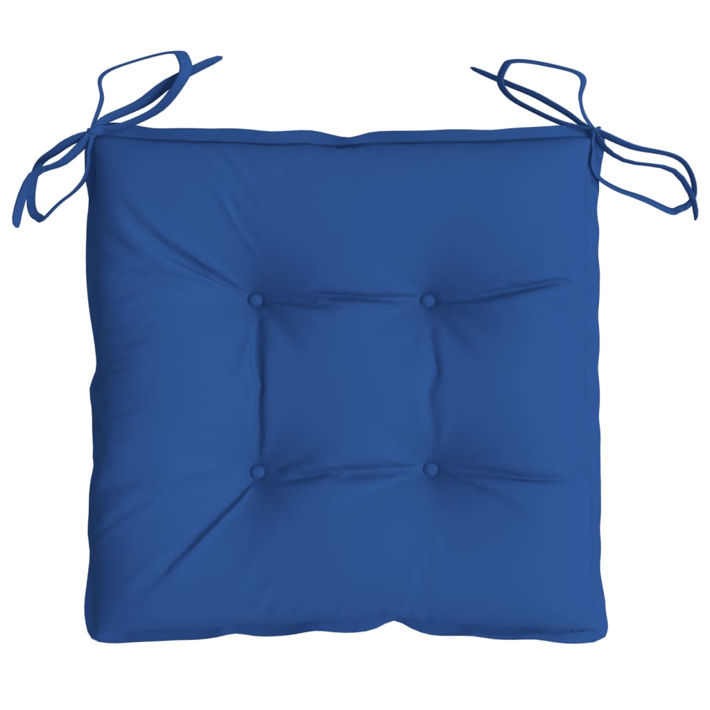 Cuscini per Sedia 6 pz Blu 40x40x7 cm in Tessuto Oxford | homemem39