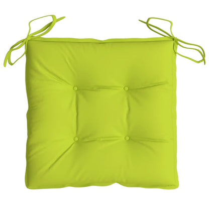 Cuscini per Sedia 2 pz Verde Intenso 40x40x7 cm Tessuto Oxford | homemem39