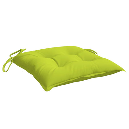 Cuscini per Sedia 4 pz Verde Intenso 40x40x7 cm Tessuto Oxford - homemem39