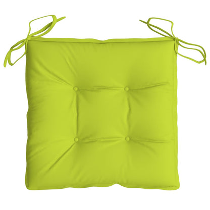Cuscini per Sedia 4 pz Verde Intenso 40x40x7 cm Tessuto Oxford - homemem39