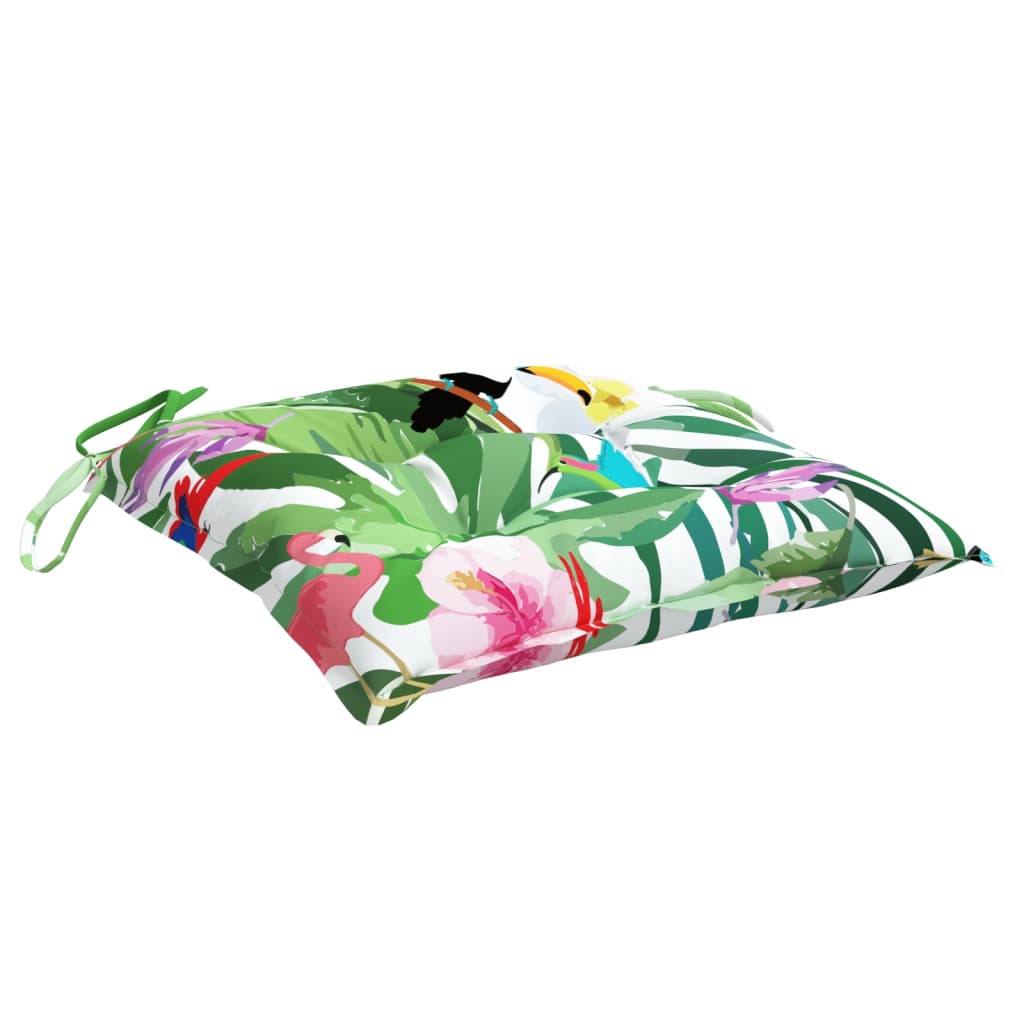 Cuscini per Sedia 4 pz Multicolore 40x40x7 cm Tessuto | homemem39