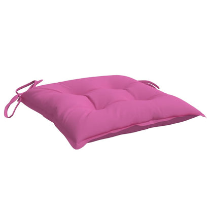 Cuscini per Sedia 2pz Rosa 40x40x7 cm Tessuto | homemem39