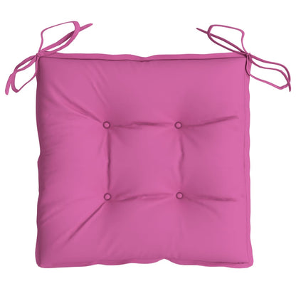 Cuscini per Sedia 2pz Rosa 40x40x7 cm Tessuto | homemem39