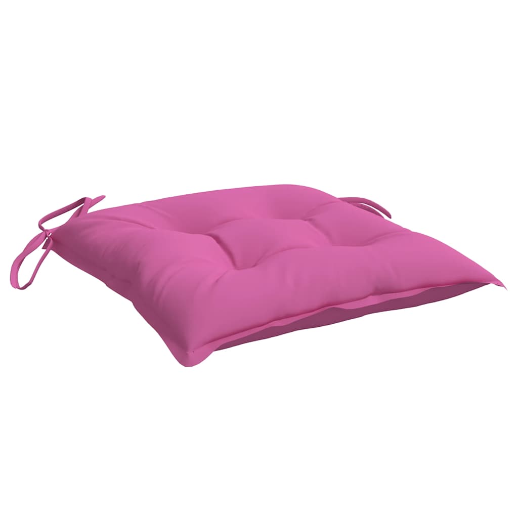 Cuscini per Sedia 4pz Rosa 40x40x7 cm Tessuto | homemem39