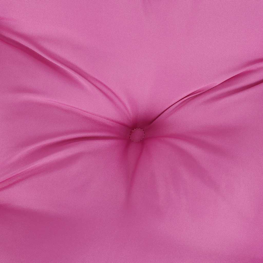 Cuscini per Sedia 4pz Rosa 40x40x7 cm Tessuto