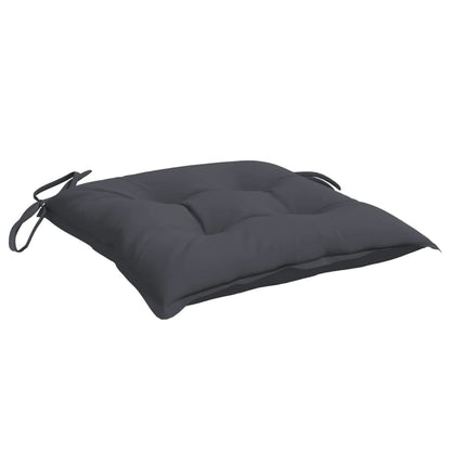 Cuscini per Sedia 2 pz Antracite 50x50x7 cm Tessuto Oxford | homemem39