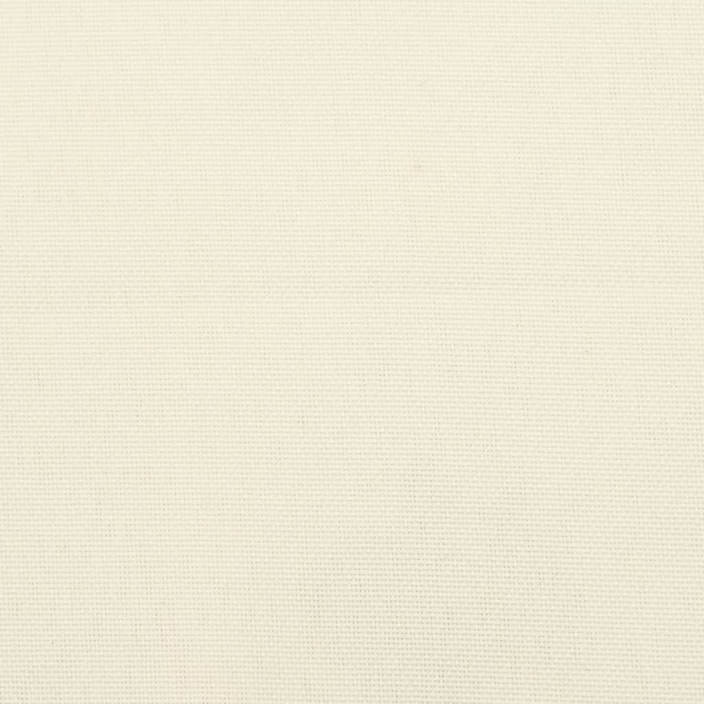 Cuscini per Sedia 4 pz Bianco Crema 50x50x7cm in Tessuto Oxford