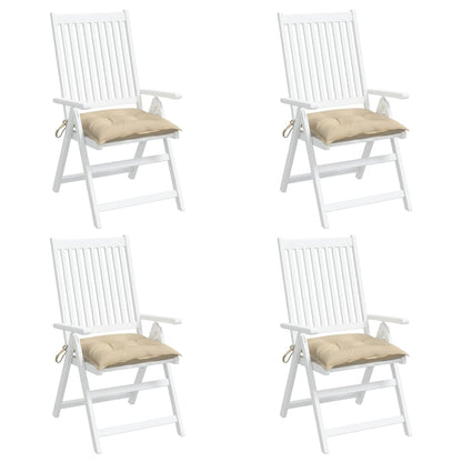 Cuscini per Pallet 4 pz Beige 50x50x7 cm Tessuto Oxford - homemem39