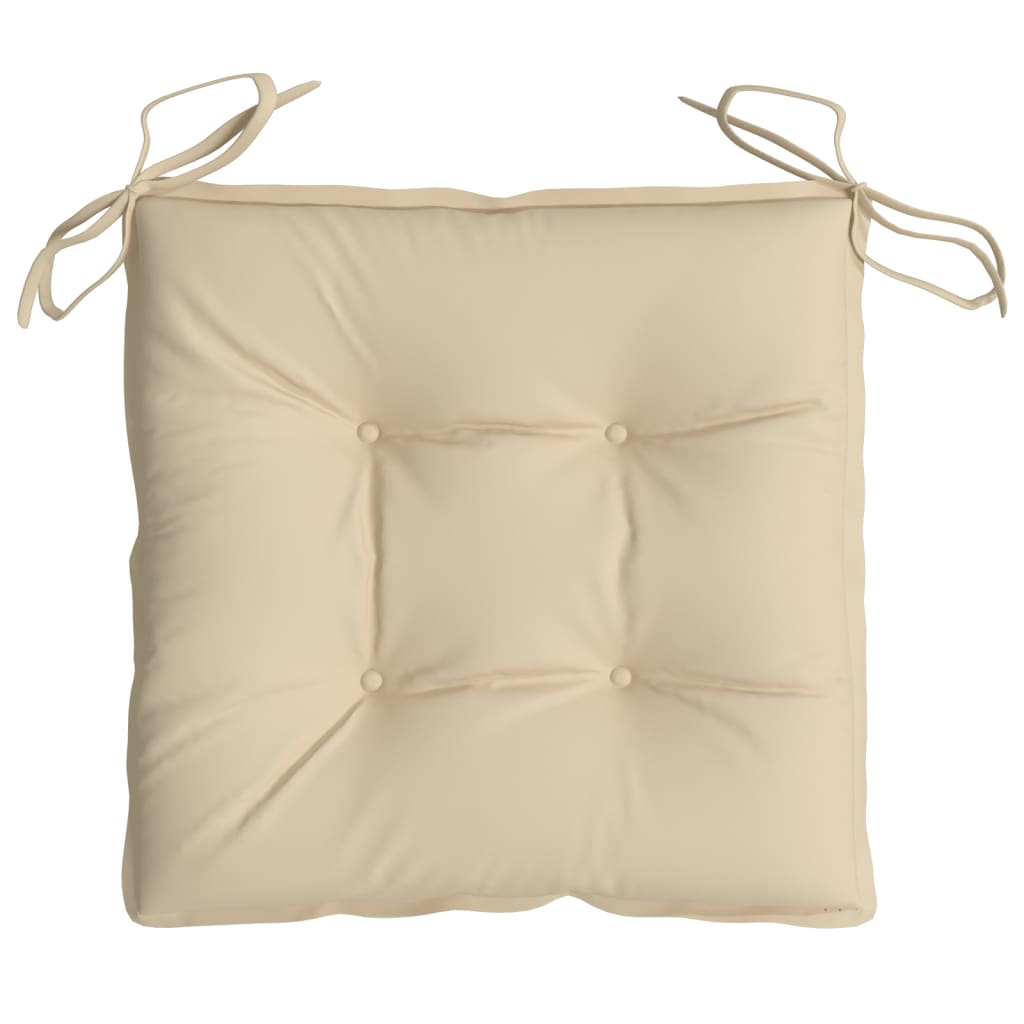 Cuscini per Pallet 4 pz Beige 50x50x7 cm Tessuto Oxford | homemem39