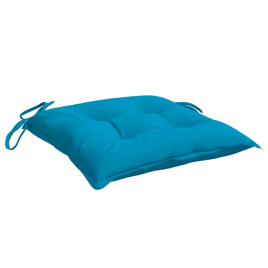 Cuscini per Pallet 6 pz Azzurri 50x50x7 cm in Tessuto Oxford