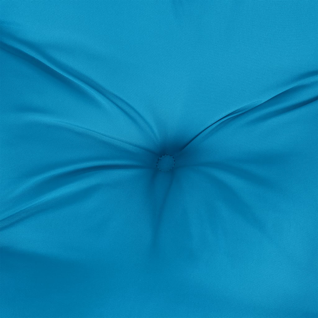 Cuscini per Pallet 6 pz Azzurri 50x50x7 cm in Tessuto Oxford