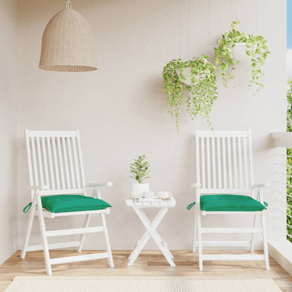 Cuscini per Pallet 2 pz Verdi 50x50x7 cm Tessuto Oxford