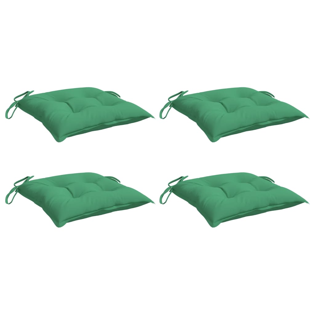 Cuscini per Pallet 4 pz Verdi 50x50x7 cm Tessuto Oxford | homemem39