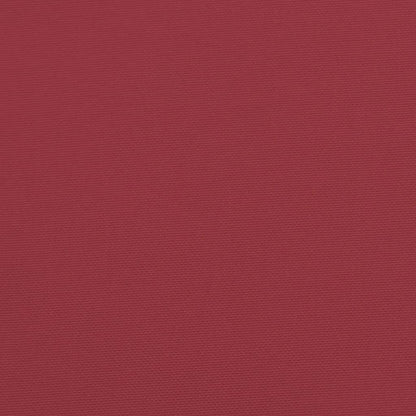 Cuscini per Pallet 2 pz Rosso Vino 50x50x7 cm Tessuto Oxford