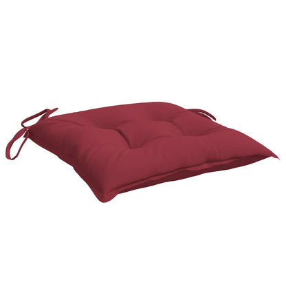 Cuscini per Pallet 6 pz Rosso Vino 50x50x7 cm Tessuto Oxford | homemem39