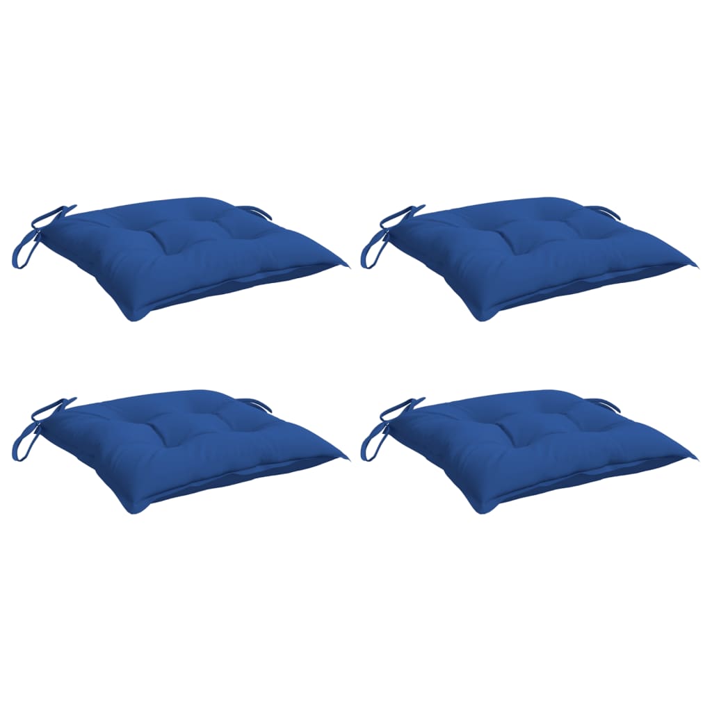 Cuscini per Pallet 4 pz Blu 50x50x7 cm Tessuto Oxford - homemem39