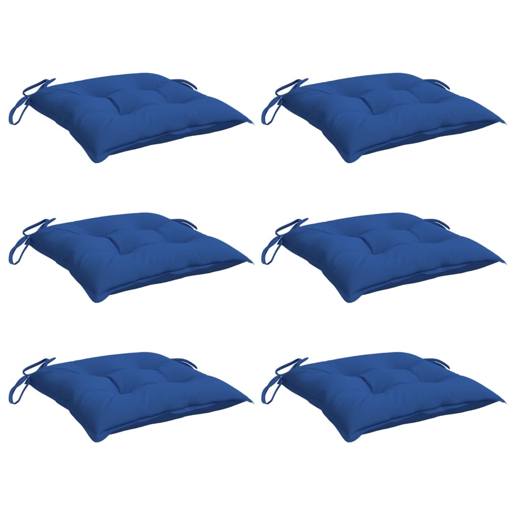 Cuscini per Pallet 6 pz Blu 50x50x7 cm Tessuto Oxford - homemem39