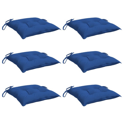 Cuscini per Pallet 6 pz Blu 50x50x7 cm Tessuto Oxford - homemem39