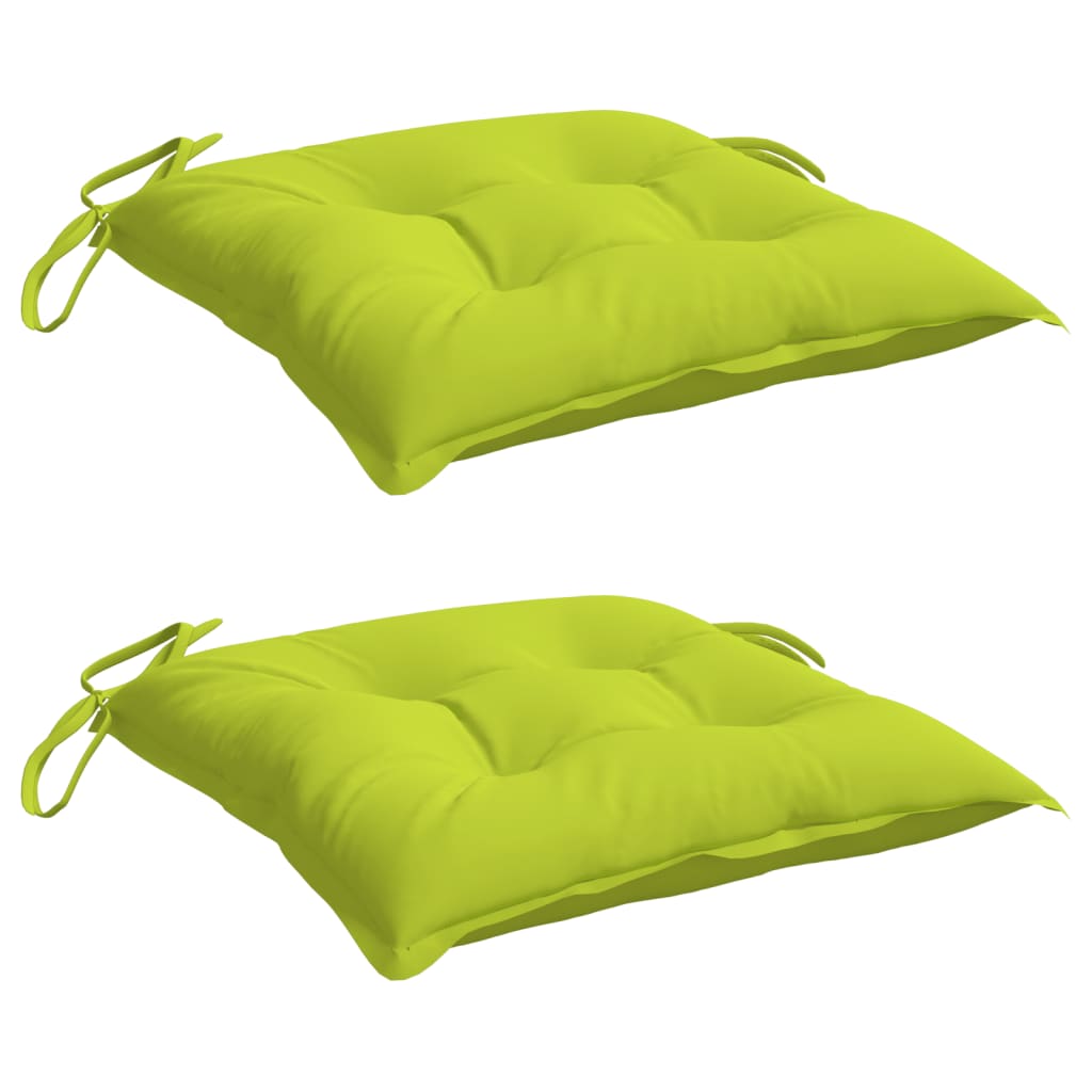 Cuscini per Pallet 2 pz Verde Chiaro 50x50x7 cm Tessuto Oxford | homemem39
