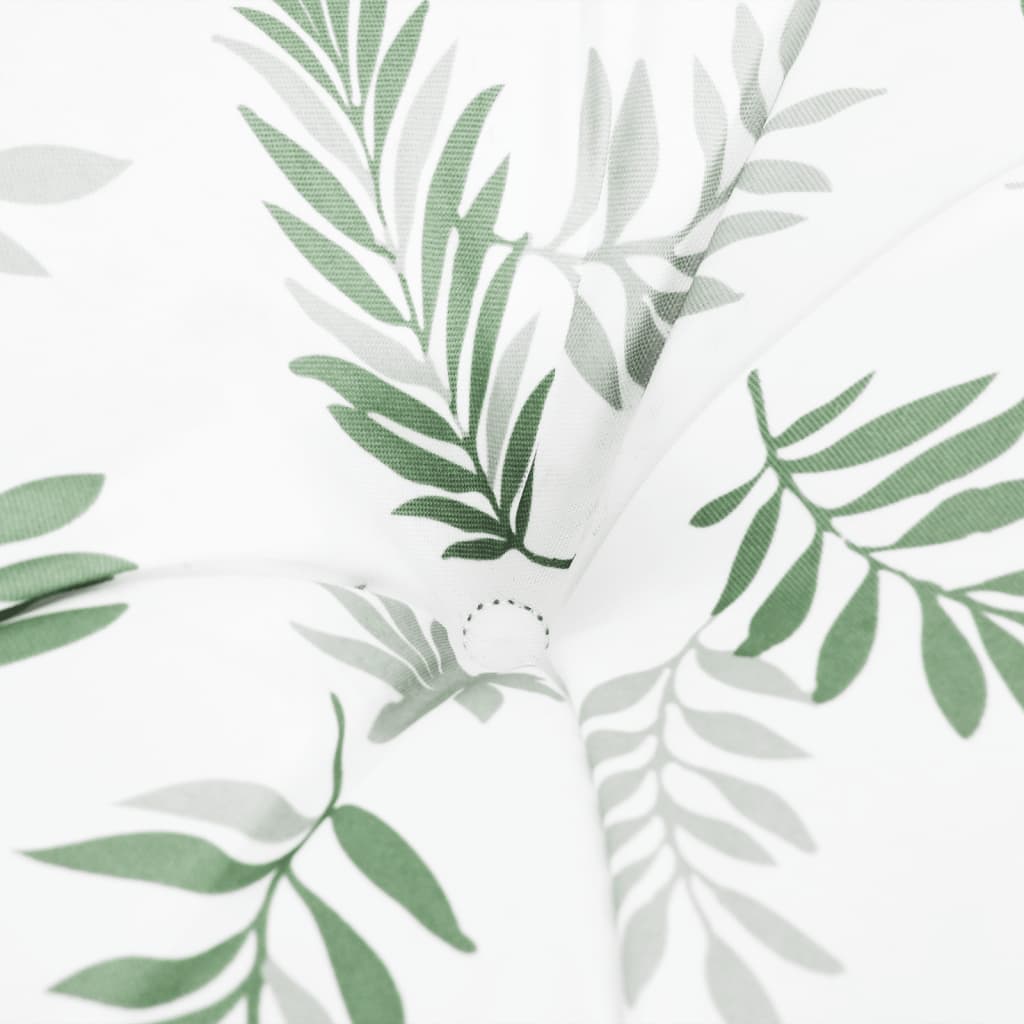 Cuscini per Sedia 2 pz a Foglie 50x50x7 cm Tessuto Oxford | homemem39