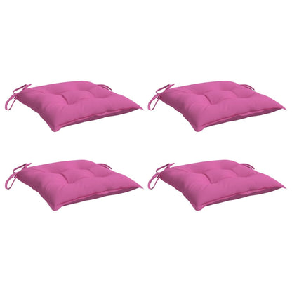 Cuscini per Sedia 4 pz Rosa 50x50x7 cm in Tessuto Oxford - homemem39
