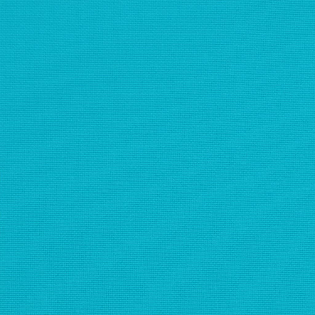 Cuscini per Sedia 4 pz Turchese 50x50x7 cm Tessuto Oxford - homemem39