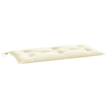 Cuscino per Panca da Giardino Crema 100x50x7 cm Tessuto Oxford | homemem39