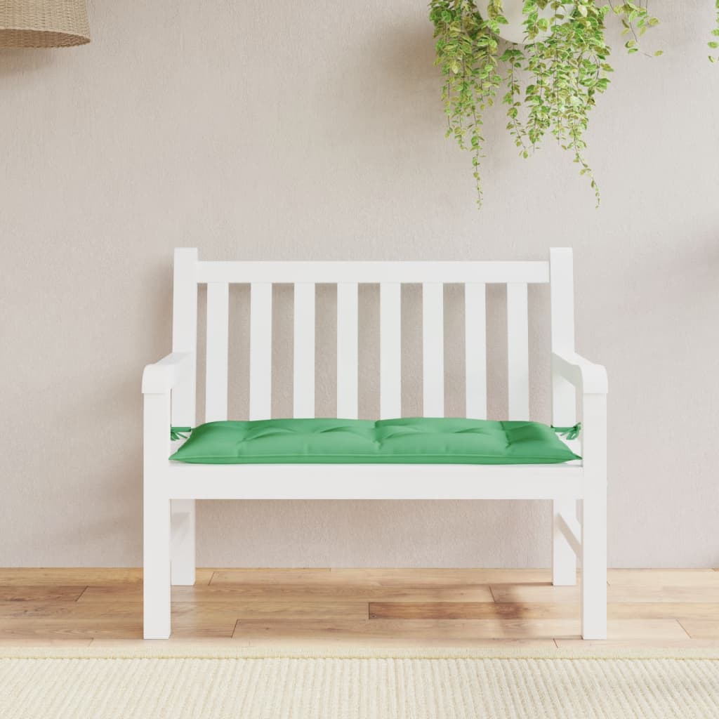 Cuscino per Panca Verde 100x50x7 cm in Tessuto Oxford | homemem39