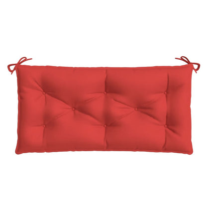 Cuscino per Panca Rosso 100x50x7 cm in Tessuto Oxford