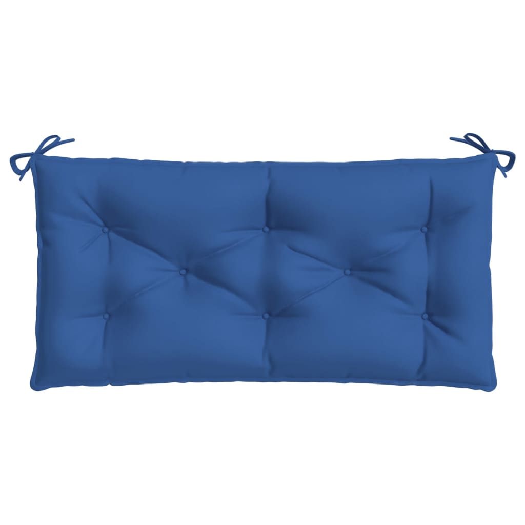 Cuscino per Panca Blu 100x50x7 cm in Tessuto Oxford