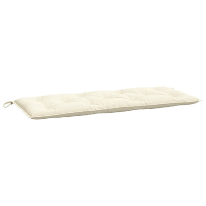 Cuscino per Panca da Giardino Crema 120x50x7 cm Tessuto Oxford | homemem39