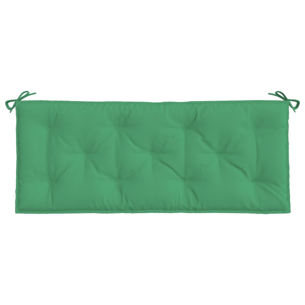 Green Bench Cushion 120x50x7 cm in Oxford Fabric