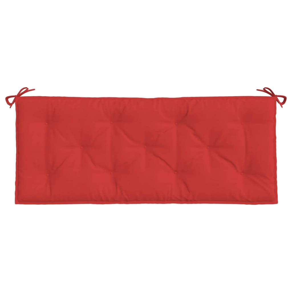 Cuscino per Panca Rosso 120x50x7 cm in Tessuto Oxford