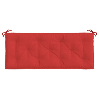 Cuscino per Panca Rosso 120x50x7 cm in Tessuto Oxford