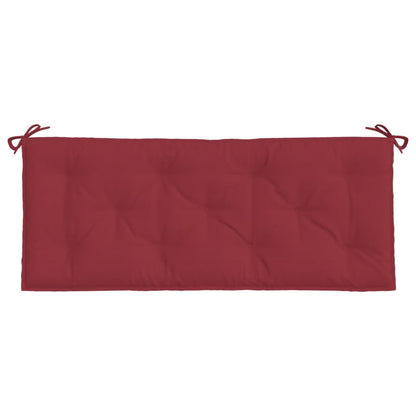 Cuscino per Panca Rosso Vino 120x50x7 cm in Tessuto Oxford