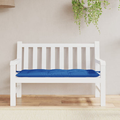Cuscino per Panca Blu 120x50x7 cm in Tessuto Oxford - homemem39