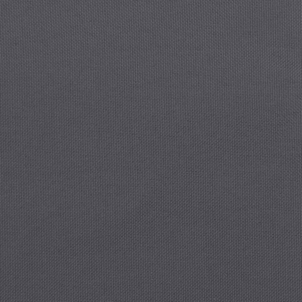 Cuscino per Panca Antracite 150x50x7 cm in Tessuto Oxford