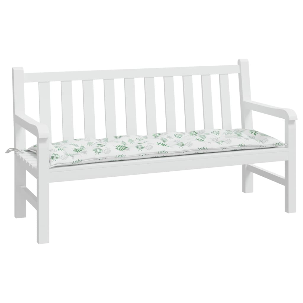 Cuscino per Panca a Foglie 150x50x7 cm in Tessuto Oxford | homemem39