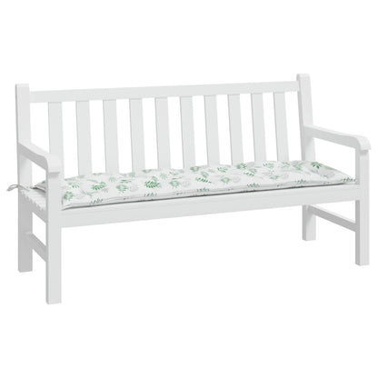 Cuscino per Panca a Foglie 150x50x7 cm in Tessuto Oxford | homemem39