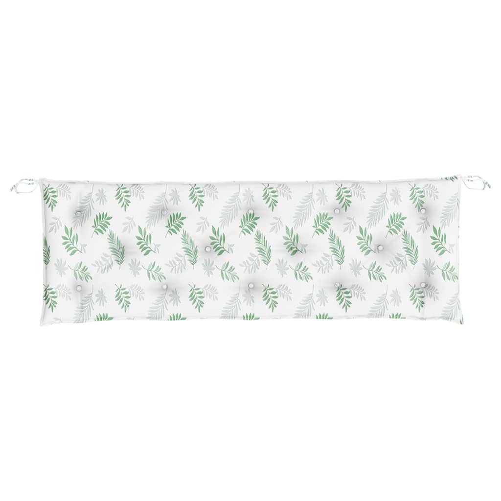 Cuscino per Panca a Foglie 150x50x7 cm in Tessuto Oxford