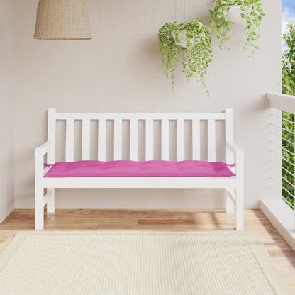 Cuscino per Panca Rosa 150x50x7 cm in Tessuto Oxford - homemem39
