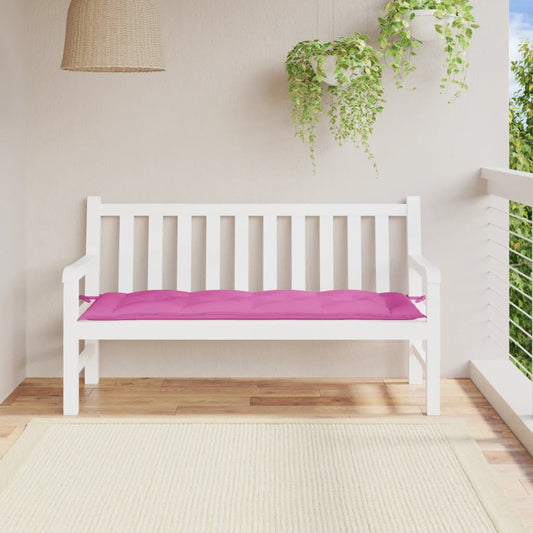 Cuscino per Panca Rosa 150x50x7 cm in Tessuto Oxford - homemem39