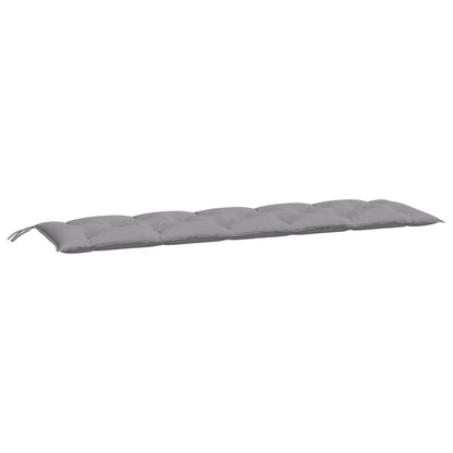 Cuscino per Panca Grigio 180x50x7 cm in Tessuto Oxford | homemem39